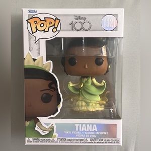 Disney 100 Princess Tiana #1321 Funko Pop + Soft Protector!